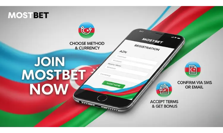 Создание аккаунта на Mostbet AZ